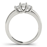 3 Stone Oval Engagement Ring (81985-A)
