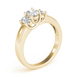 3 Stone Oval Engagement Ring (81985-A)