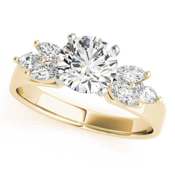 Fancy Shape Marquise Engagement Ring (82065)