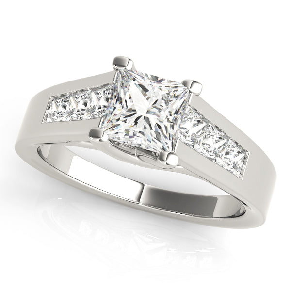 Square Trellis Engagement Ring