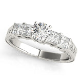 Round Antique Engagement Ring