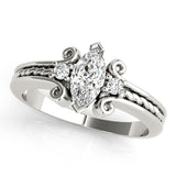 Marquise Color Rings Engagement Ring (82083)