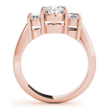 3 Stone Oval Engagement Ring (82340)