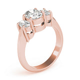 3 Stone Oval Engagement Ring (82340)