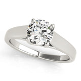 Round Trellis Engagement Ring