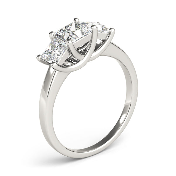 3 Stone Princess Engagement Ring (82392-1)