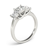 3 Stone Princess Engagement Ring (82392-2)