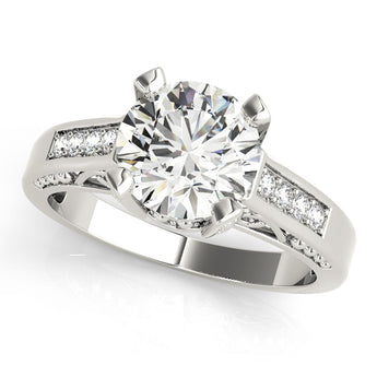 Round Antique Engagement Ring