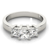 3 Stone Princess Engagement Ring (82570-1)