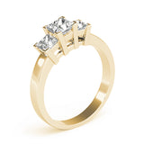 3 Stone Princess Engagement Ring (82570-1)
