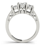 3 Stone Oval Engagement Ring (82574)