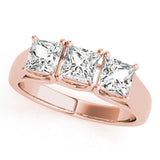 3 Stone Princess Engagement Ring (82580-1)