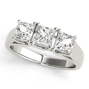 3 Stone Princess Engagement Ring (82580-1)