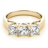 3 Stone Princess Engagement Ring (82580-2)