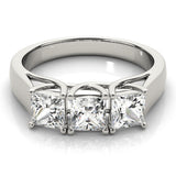 3 Stone Princess Engagement Ring (82580-3)