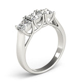 3 Stone Princess Engagement Ring (82580-1)