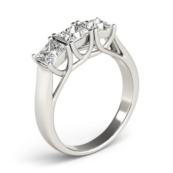3 Stone Princess Engagement Ring (82580-3)