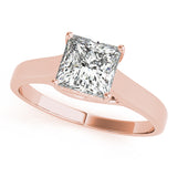 Solitaires Princess Engagement Ring (82652-1/2-TT)