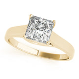 Solitaires Princess Engagement Ring (82652-1/2-TT)