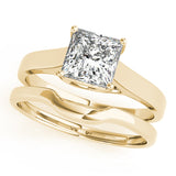 Solitaires Princess Engagement Ring (82652-11/2-TT)