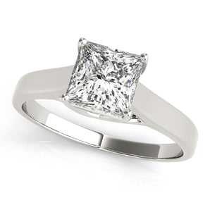 Solitaires Princess Engagement Ring (82652-3/4-TT)