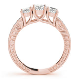 3 Stone Oval Engagement Ring (82737)