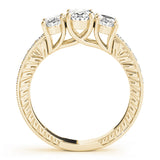3 Stone Oval Engagement Ring (82737)