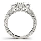 3 Stone Oval Engagement Ring (82737)