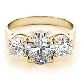 3 Stone Oval Engagement Ring (82740)