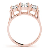 3 Stone Oval Engagement Ring (82740)