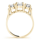 3 Stone Oval Engagement Ring (82740)