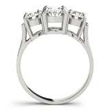 3 Stone Oval Engagement Ring (82740)