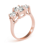 3 Stone Oval Engagement Ring (82740)