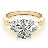 3 Stone Oval Engagement Ring (82752-D)