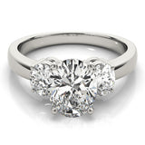 3 Stone Oval Engagement Ring (82752-A)