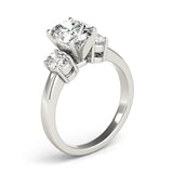 3 Stone Oval Engagement Ring (82752-C)