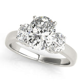 3 Stone Oval Engagement Ring (82752-A)
