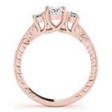 3 Stone Oval Engagement Ring (82818-C)
