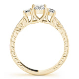 3 Stone Oval Engagement Ring (82818-A)