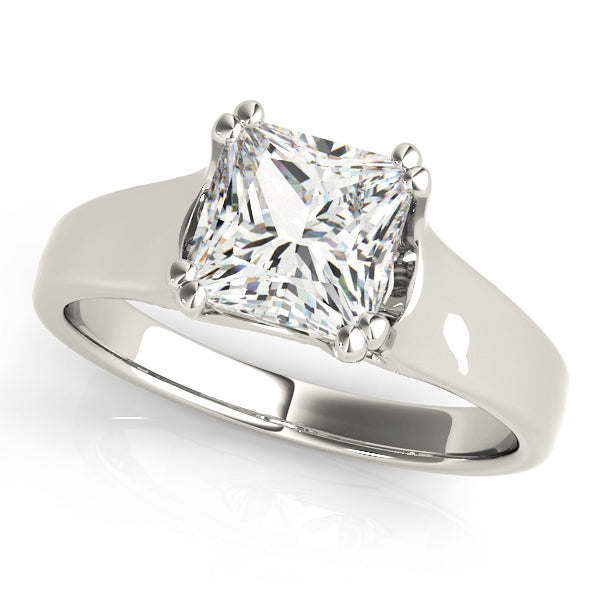 Square Trellis Engagement Ring