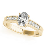 Single Row Prong Set Engagement Ring (82898)