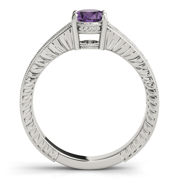 Single Row Prong Set Engagement Ring (82898)