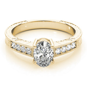 Single Row Prong Set Engagement Ring (82898)