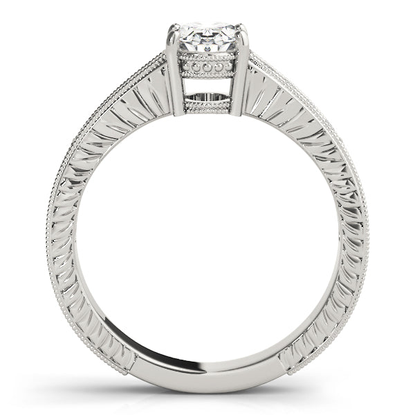 Single Row Prong Set Engagement Ring (82898)