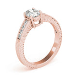 Single Row Prong Set Engagement Ring (82898)