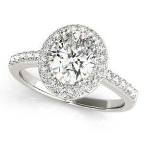 Oval Color Rings Engagement Ring