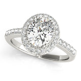 Oval Color Rings Engagement Ring