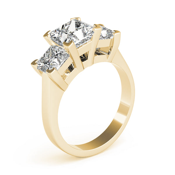 3 Stone Princess Engagement Ring (82942)