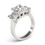 3 Stone Princess Engagement Ring (82942)