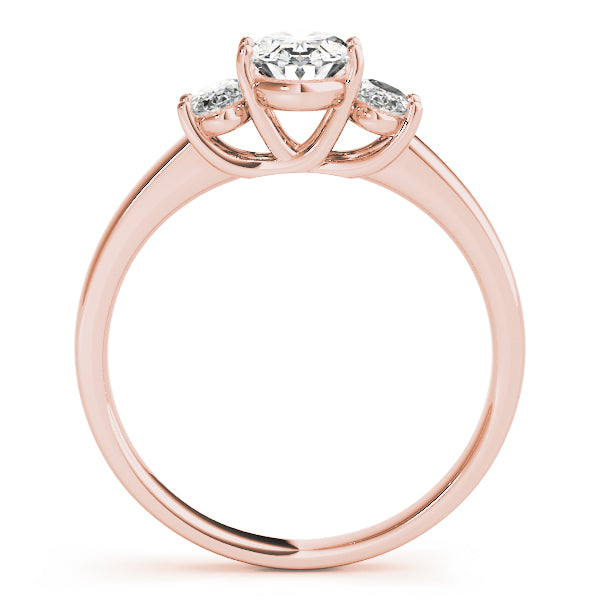 3 Stone Oval Engagement Ring (82943)